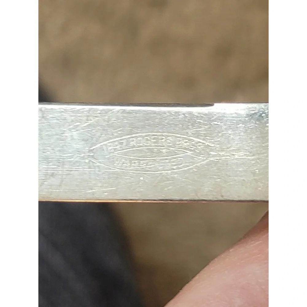 VTG 4pc 1847 Rogers Brothers Warranted Silverplate Pointed Knives Plain
